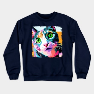 Pixie-bob Pop Art - Cat Lover Gift Crewneck Sweatshirt